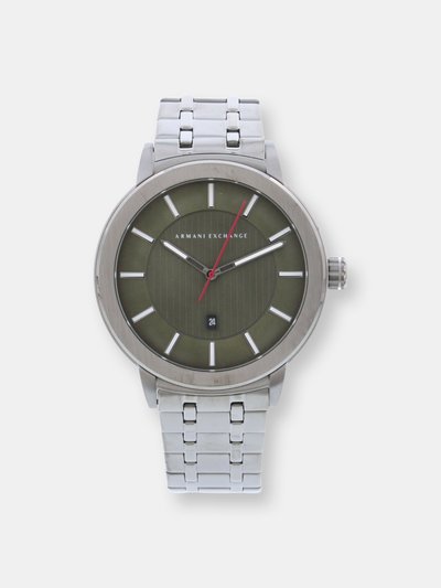 Armani Exchange Armani Exchange Men's 3 Hand Stainless Steel AX1472 Grey Stainless-Steel Japanese Quartz Dress Watch product
