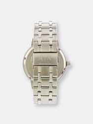 Armani Exchange Men's AX1455 Silver Stainless-Steel Japanese Quartz Dress Watch