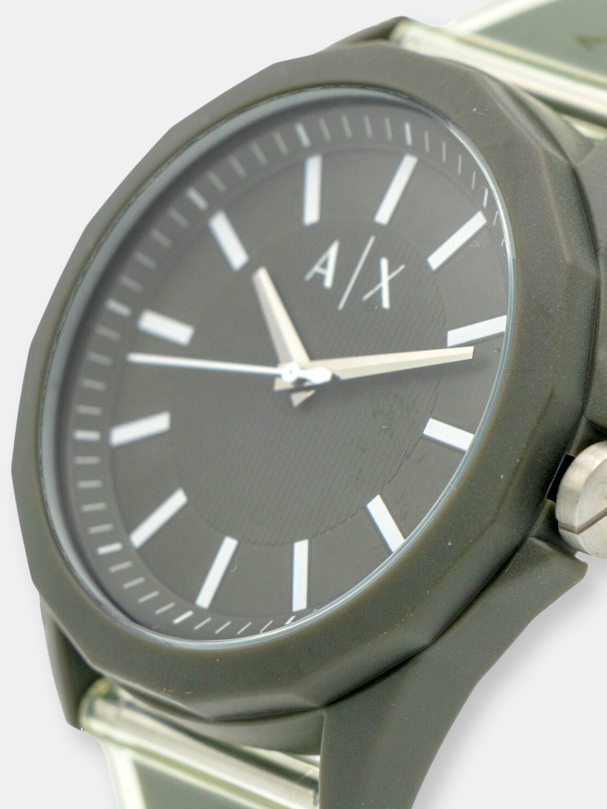 Armani Dress Japanese Drexler Grey Watch | Exchange Polyurethane Quartz Men\'s Grey AX2638 Verishop
