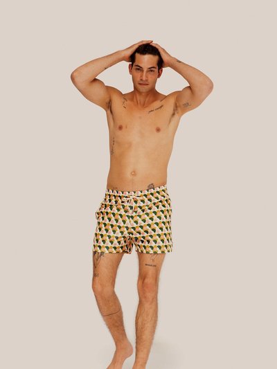 ARRELS Green Bubblegum Classic Swim Shorts product