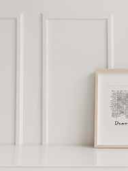 Denver Neighborhood Map Print