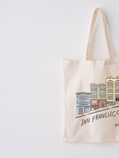 Art By Aleisha Home Sweet San Francisco Tote product