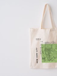 New York City Map Tote