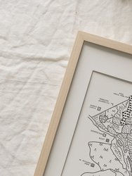 Washington D.C. Neighborhood Map Print