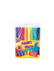 ArtBox Jumbo Coloring Pens (Pack of 8) (Multicolored) (One Size) - Multicolored