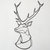 Deer Line Art