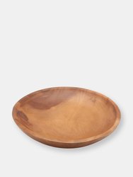 Calabash Round Acacia Wood Salad  Bowl