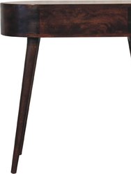 Albion Light Walnut Console Table