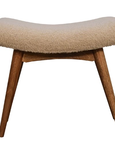 Artisan Furniture Boucle Cream Curved Bench product