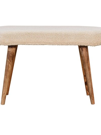 Artisan Furniture Boucle Cream Nordic Bench product