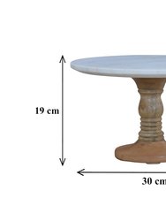 Cake Stand With Marble Top