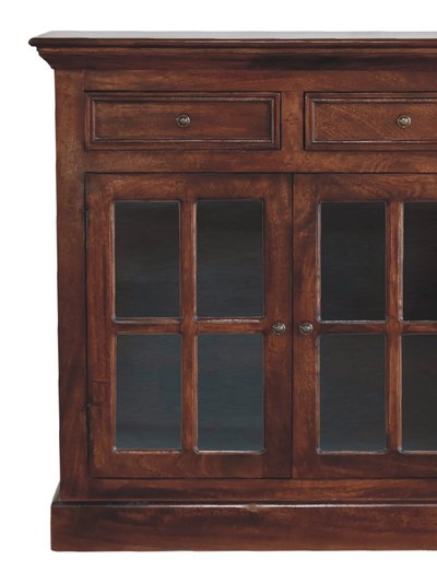 Artisan Furniture Cherry Cabinet with Glazed Doors product