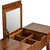 Chestnut Dressing Table with Foldable Mirror