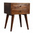 Chestnut Modern Solid Wood Nightstand