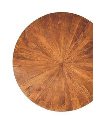 Chestnut Round Wooden Coffee Table
