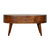 Chestnut Rounded Coffee Table - Brown