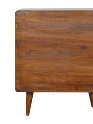 Curved Chestnut Chest