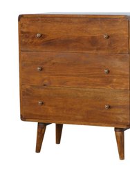 Curved Chestnut Chest