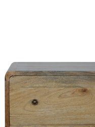 Curved Oak-Ish Chest