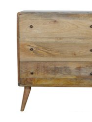 Curved Oak-Ish Chest - Oak