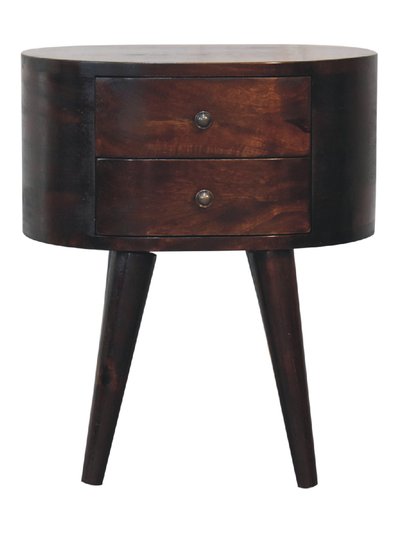 Artisan Furniture Light Walnut Rounded Bedside Table product