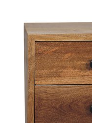 Mini 2 Drawer Oak-ish Bedside