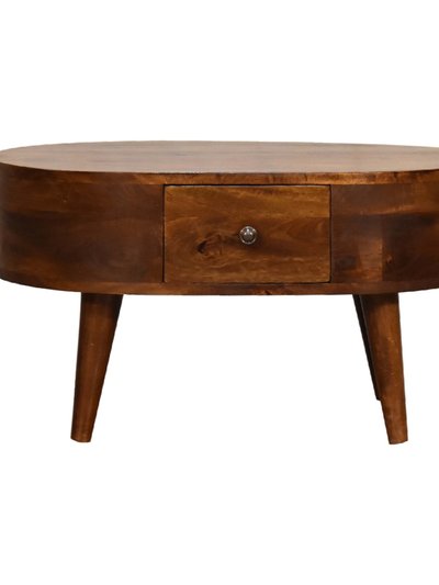 Artisan Furniture Mini Chestnut Rounded Coffee Table product
