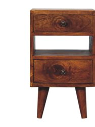 Mini Classic Multi Chestnut Bedside - Artisan Furniture