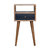 Mini Navy Blue Hand Painted Bedside - Navy