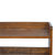 Nordic Chestnut Finish Storage Bench