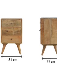 Nordic Style 4 Drawer Multi Nightstand