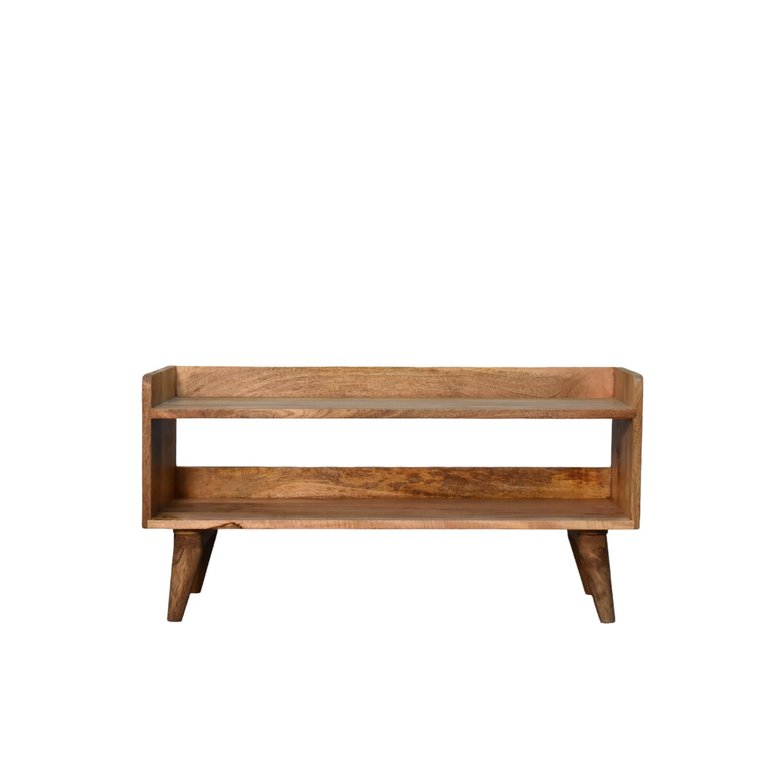 Oak-ish Nordic Storage Bench - Oak