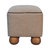 Serenity Footstool With Ball Feet - Oak