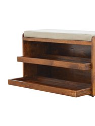 Solid Wood Shoe Storage Unit