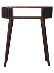 Stripe Chestnut Writing Desk - Brown