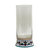 Deruta Bella Vetro: Cylindrical Glass Vase On Ceramic Base Ricco Deruta Design  - Clear Glass