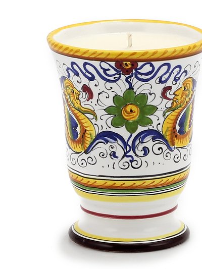 Artistica - Deruta of Italy Deruta Candles: Bell Cup Candle ~ Deruta Raffaellesco Design product
