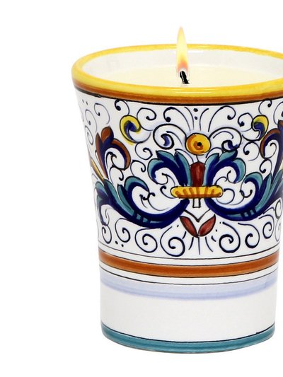 Artistica - Deruta of Italy Deruta Candles: Deluxe Precious Flared Candle Ricco Deruta Deluxe Design product