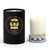 Deruta Candles: Frosted Glass & Deruta Ceramic Base Candle ~ Ricco Deruta Design