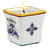 Deruta Candles: Square Flared Candle Ricco Deruta Design