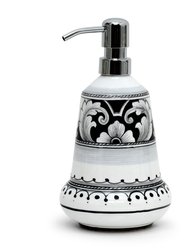 Deruta Vario Nero: Liquid Soap/Lotion Dispenser with Chrome Pump (Medium 20 OZ)