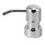 Deruta Vario Nero: Liquid Soap/Lotion Dispenser with Chrome Pump (Medium 20 OZ)
