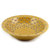 Dolfi Caramel Blue Dots: Round Bowl Centerpiece Caramel With Blue Dots