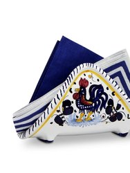 Orvieto Blue Rooster: Napkin Holder