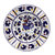 Orvieto Blue Rooster: Salad Plate - Blue