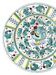 Orvieto Green Rooster: 4 Pieces Place Setting