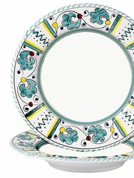 Orvieto Green Rooster: 4 Pieces Place Setting 