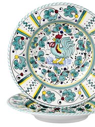 Orvieto Green Rooster: 5 Pieces Place Setting