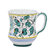 Orvieto Green Rooster: Concave Deluxe Mug 