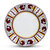 Orvieto Red Rooster: 4 Pieces Place Setting - White Center